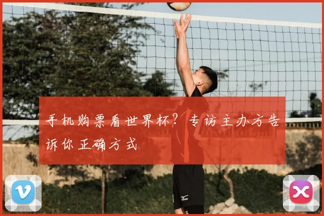 手机购票看世界杯?专访主办方告诉你正确方式