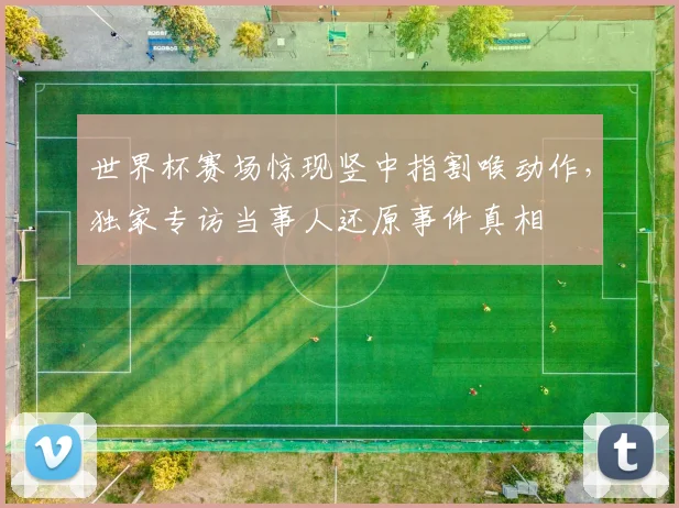 世界杯赛场惊现竖中指割喉动作,独家专访当事人还原事件真相
